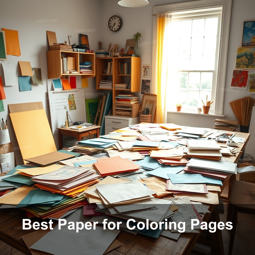 Best Paper for Coloring Pages