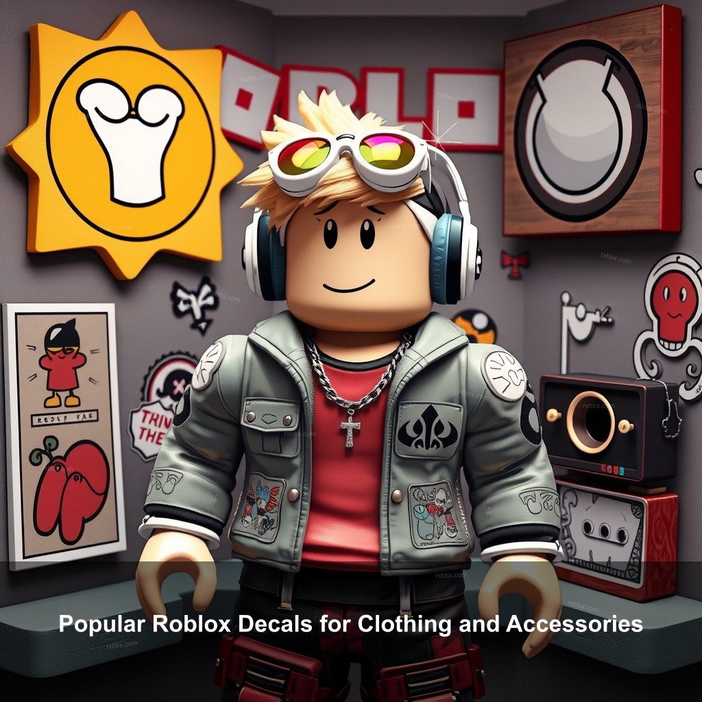 Popular Roblox Decals for Clothing and Accessories