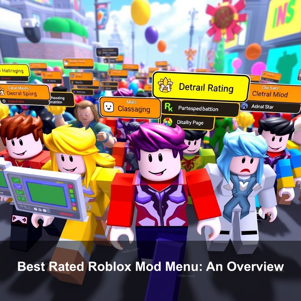 Best Rated Roblox Mod Menu: An Overview