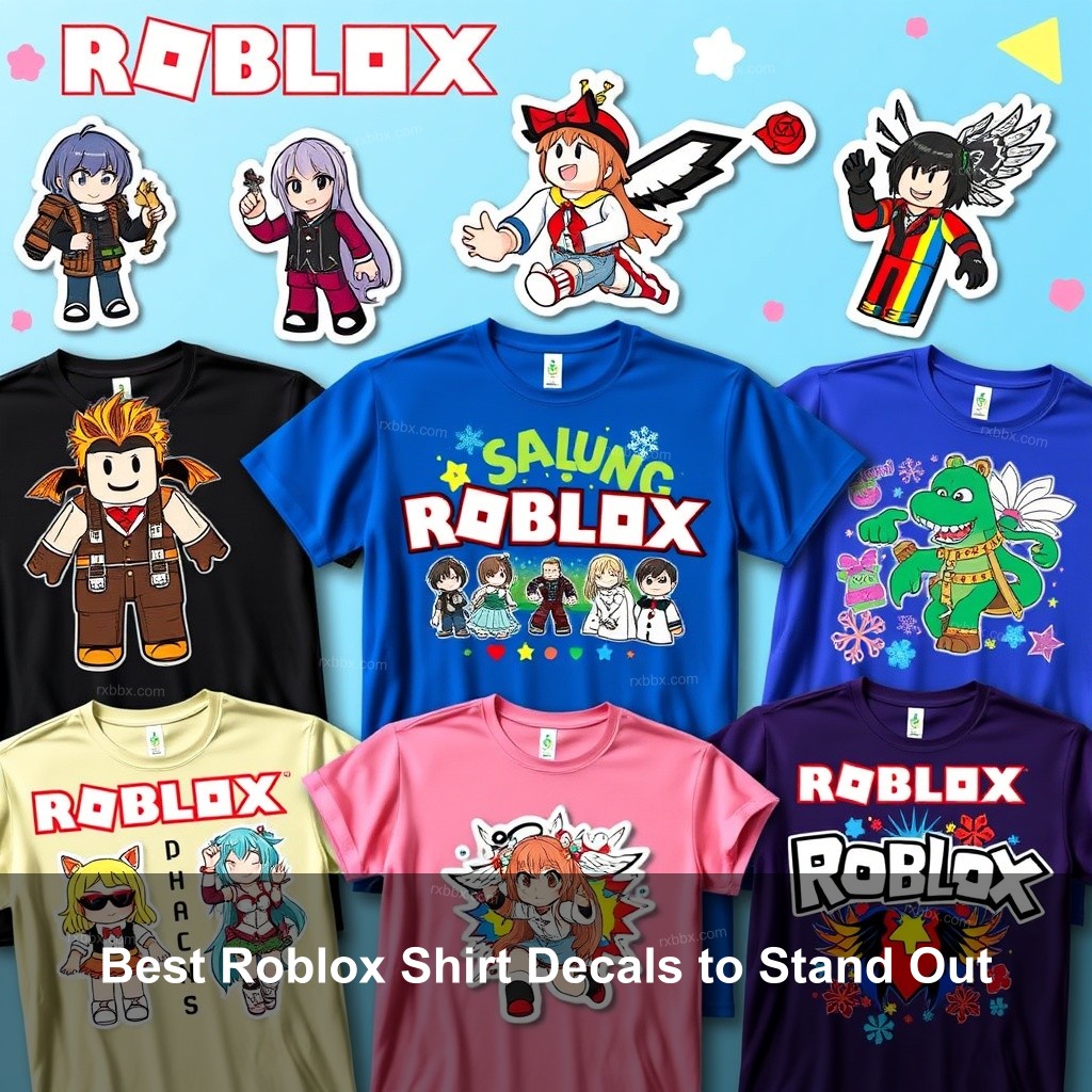 Best Roblox Shirt Decals to Stand Out