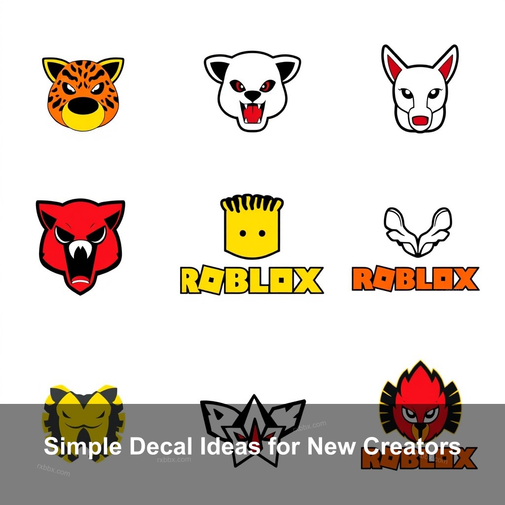 Simple Decal Ideas for New Creators