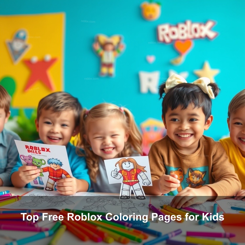 Top Free Roblox Coloring Pages for Kids