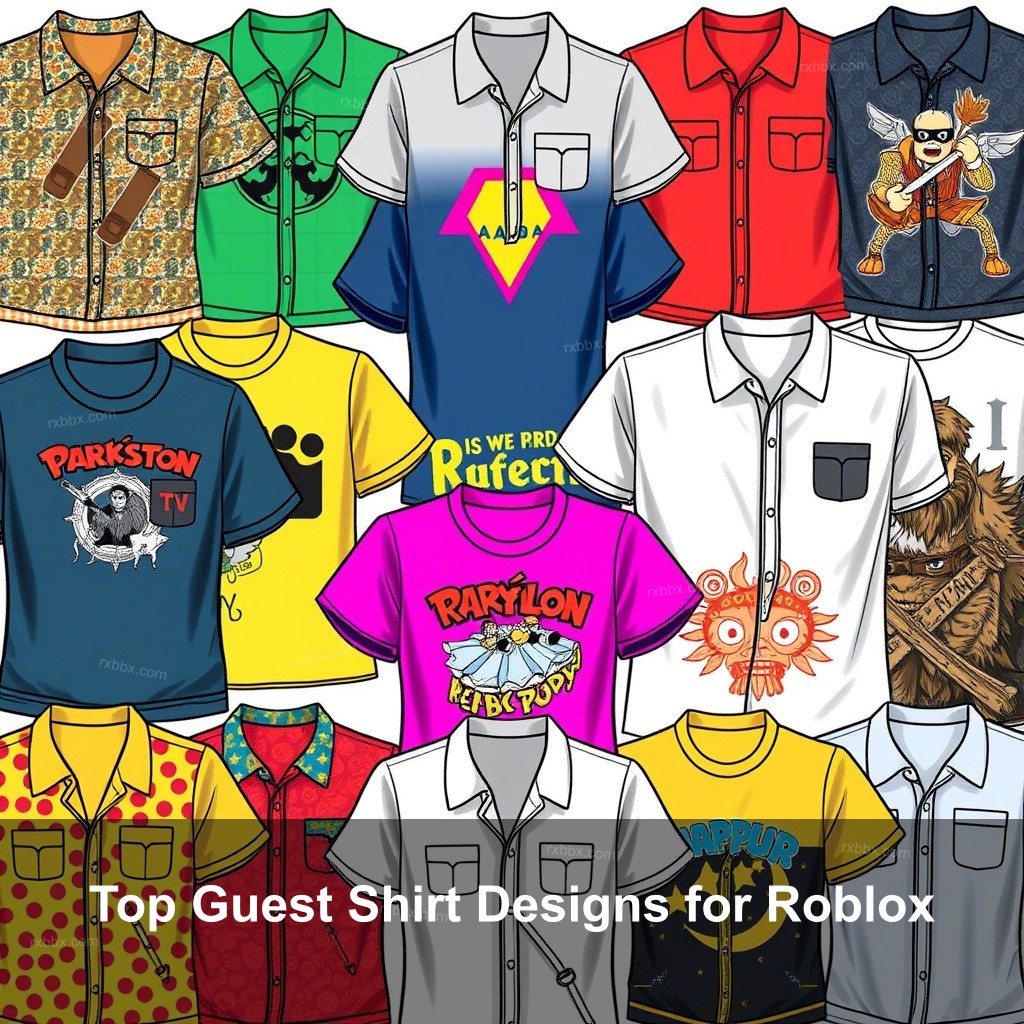 Top Guest Shirt Designs for Roblox