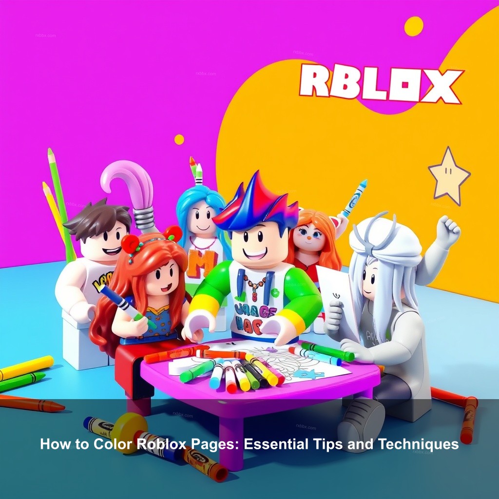 How to Color Roblox Pages: Essential Tips and Techniques