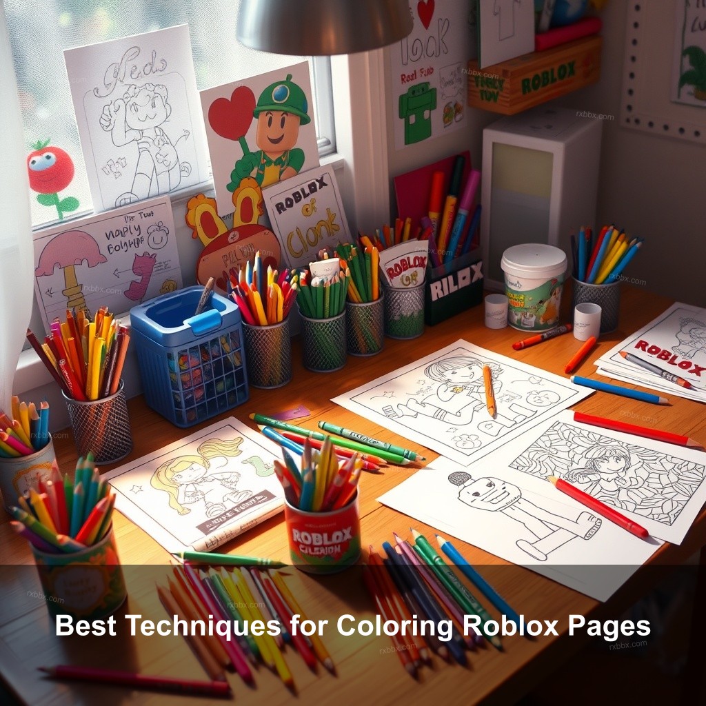 Best Techniques for Coloring Roblox Pages