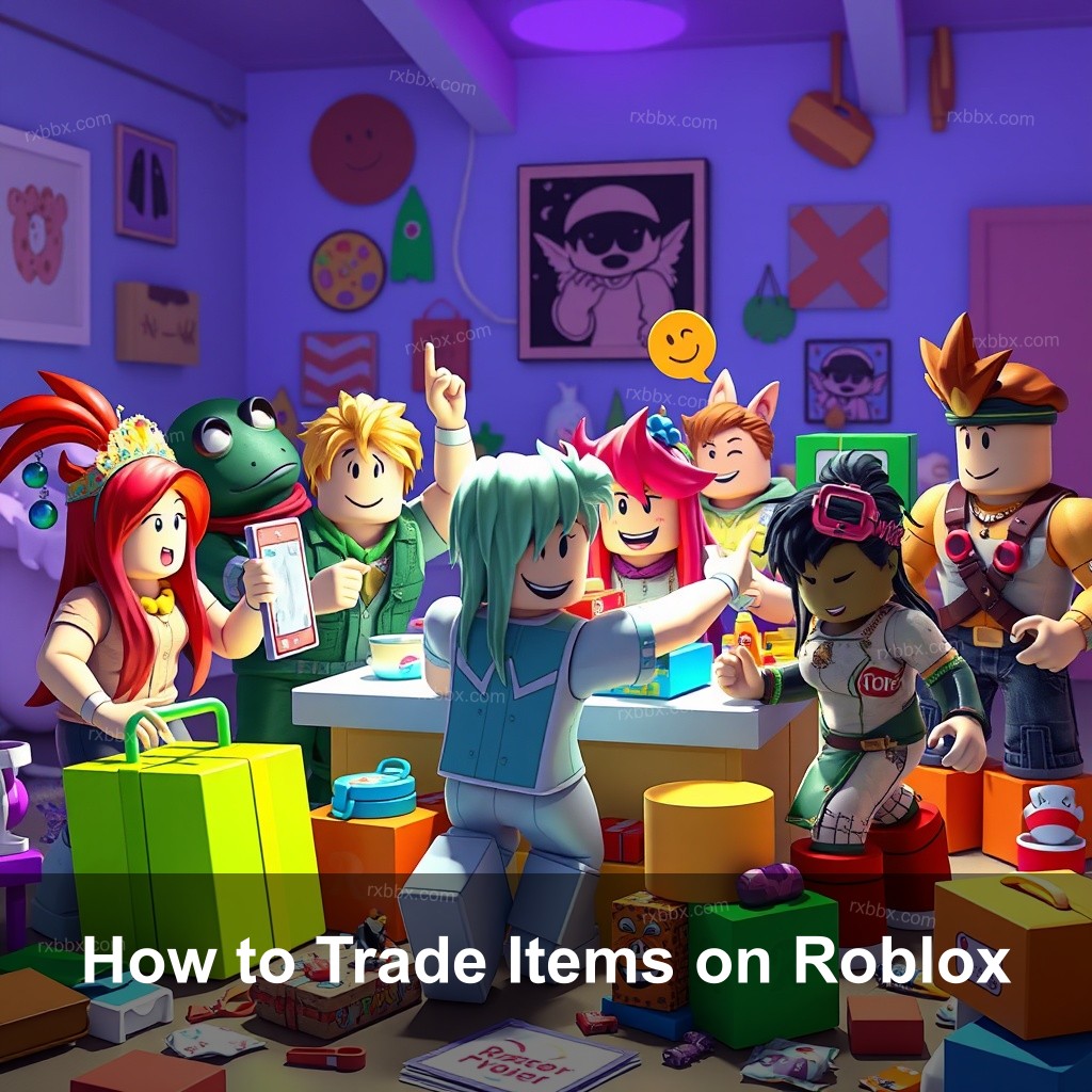 How to Trade Items on Roblox