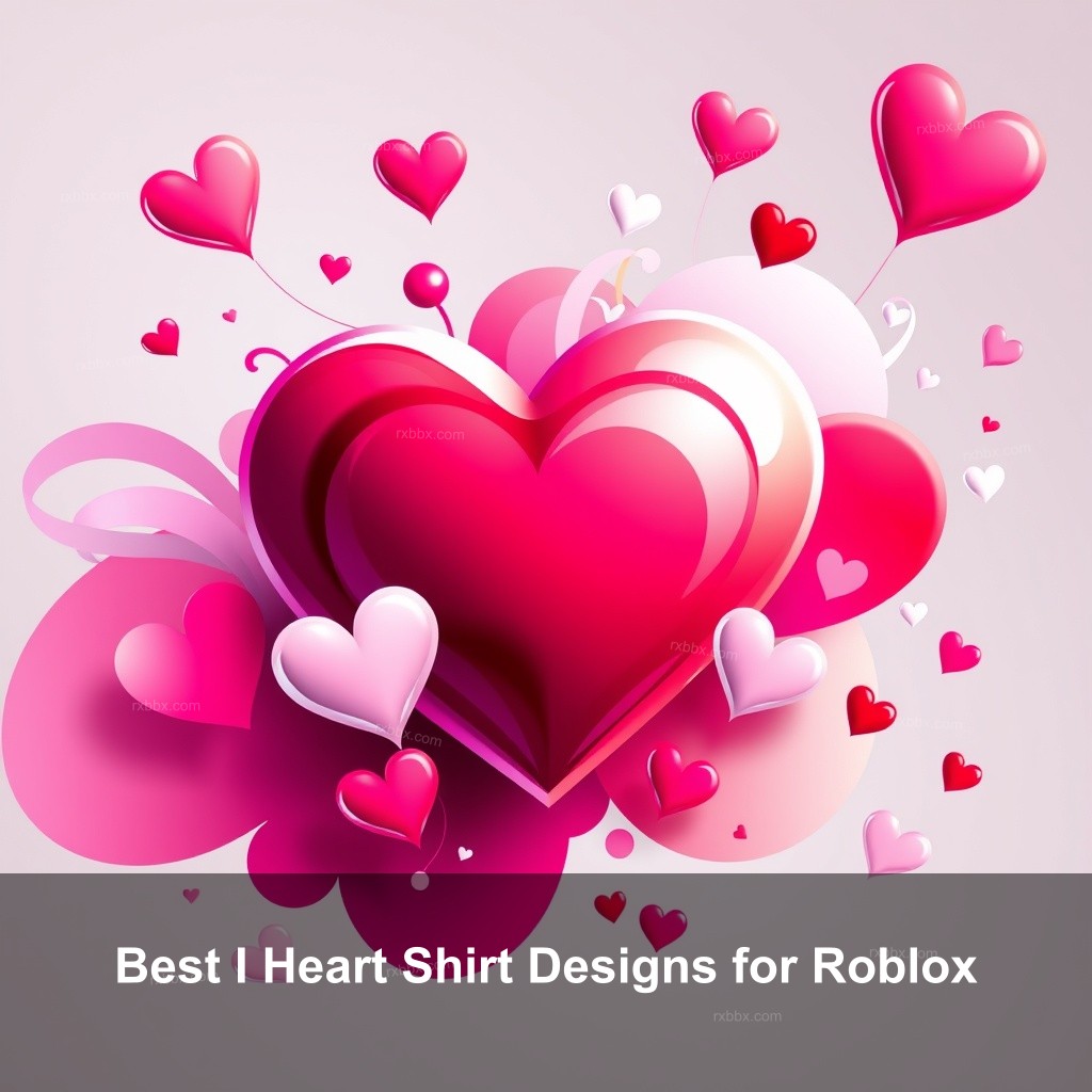 Best I Heart Shirt Designs for Roblox