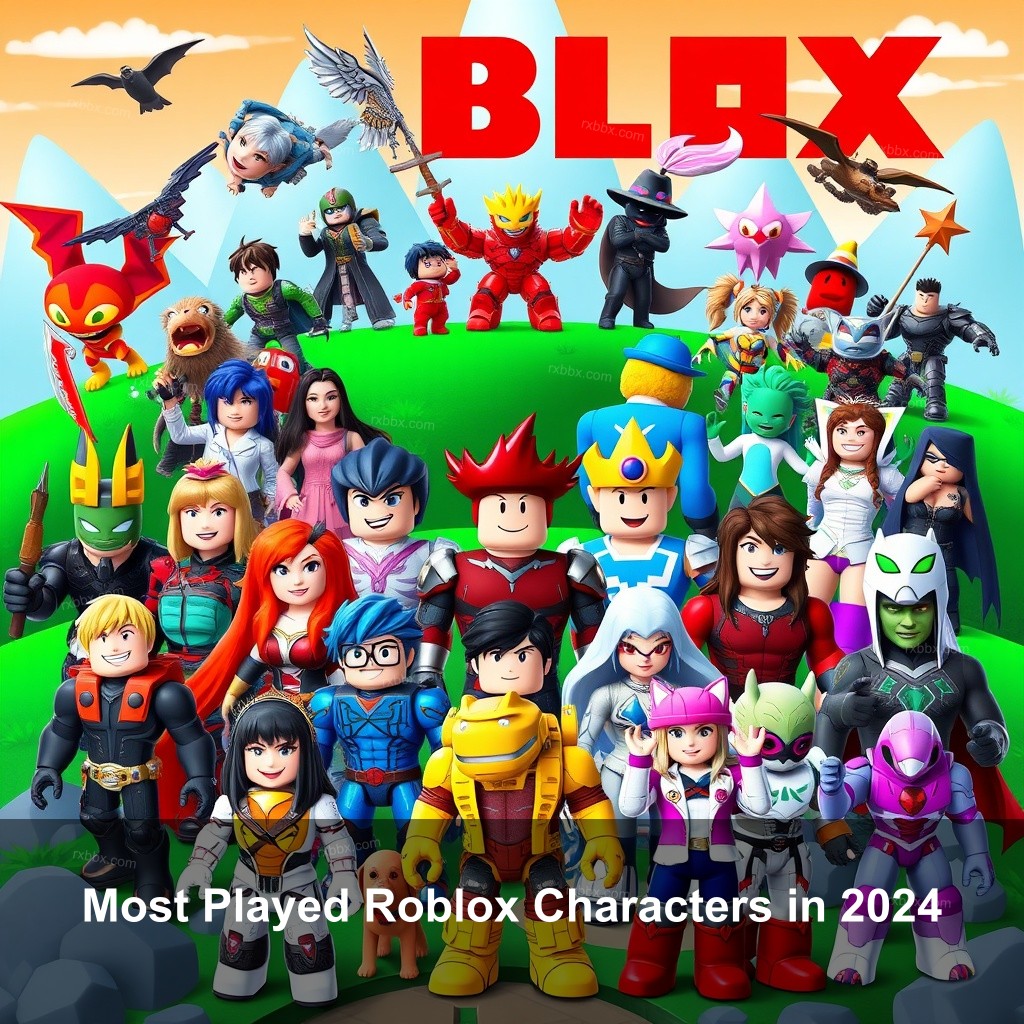 Most Played Roblox Characters in 2024