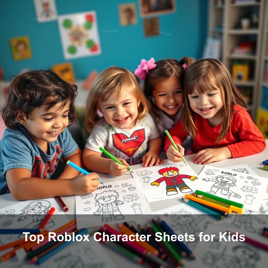 Top Roblox Character Sheets for Kids