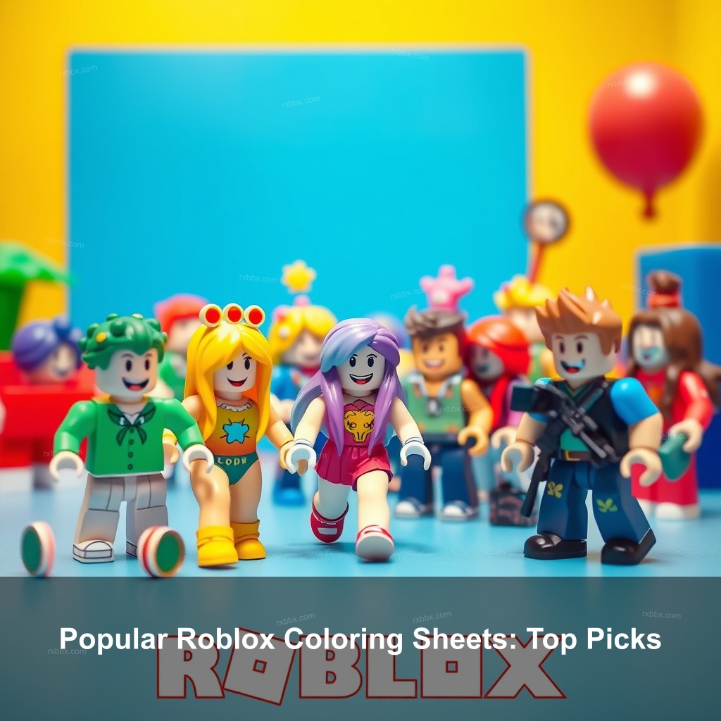 Popular Roblox Coloring Sheets: Top Picks