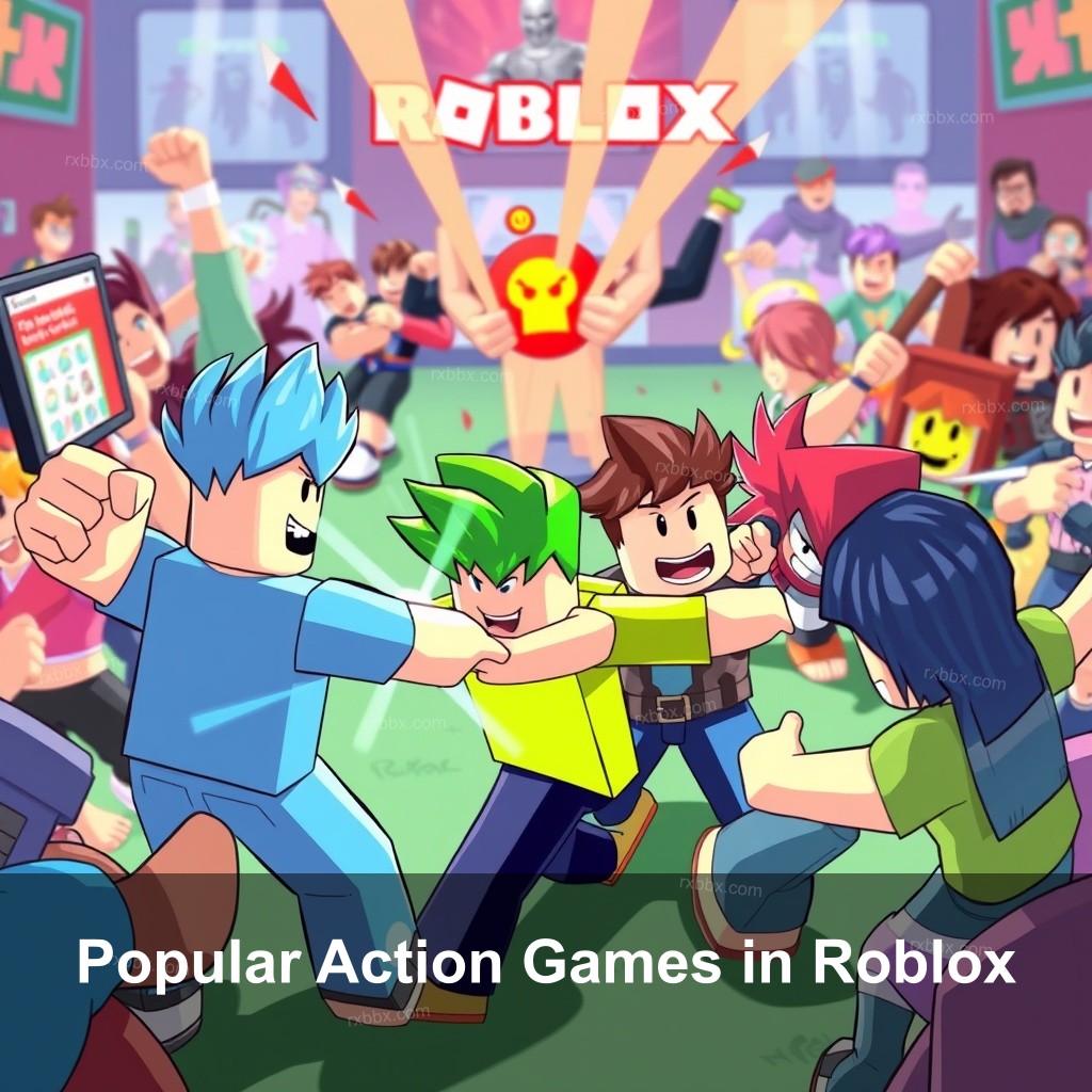 Popular Action Games in Roblox