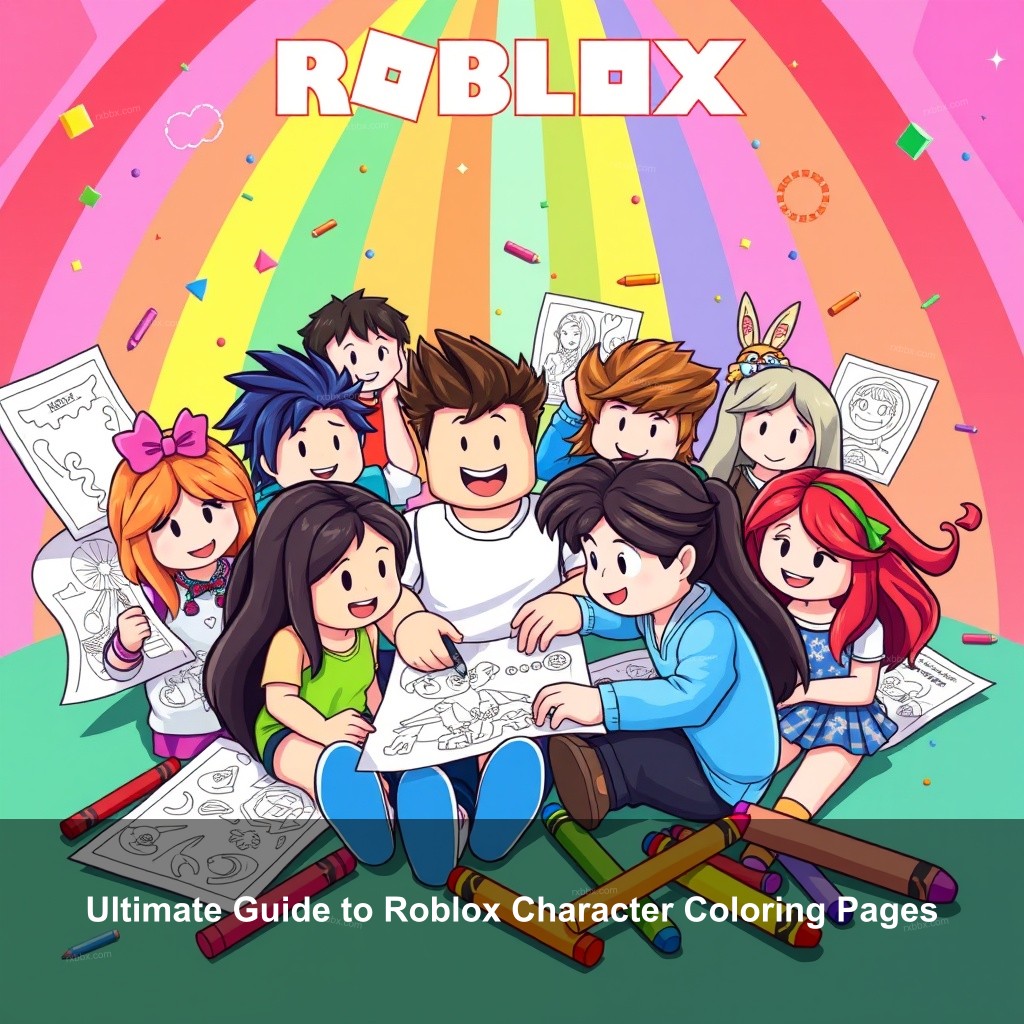 Ultimate Guide to Roblox Character Coloring Pages