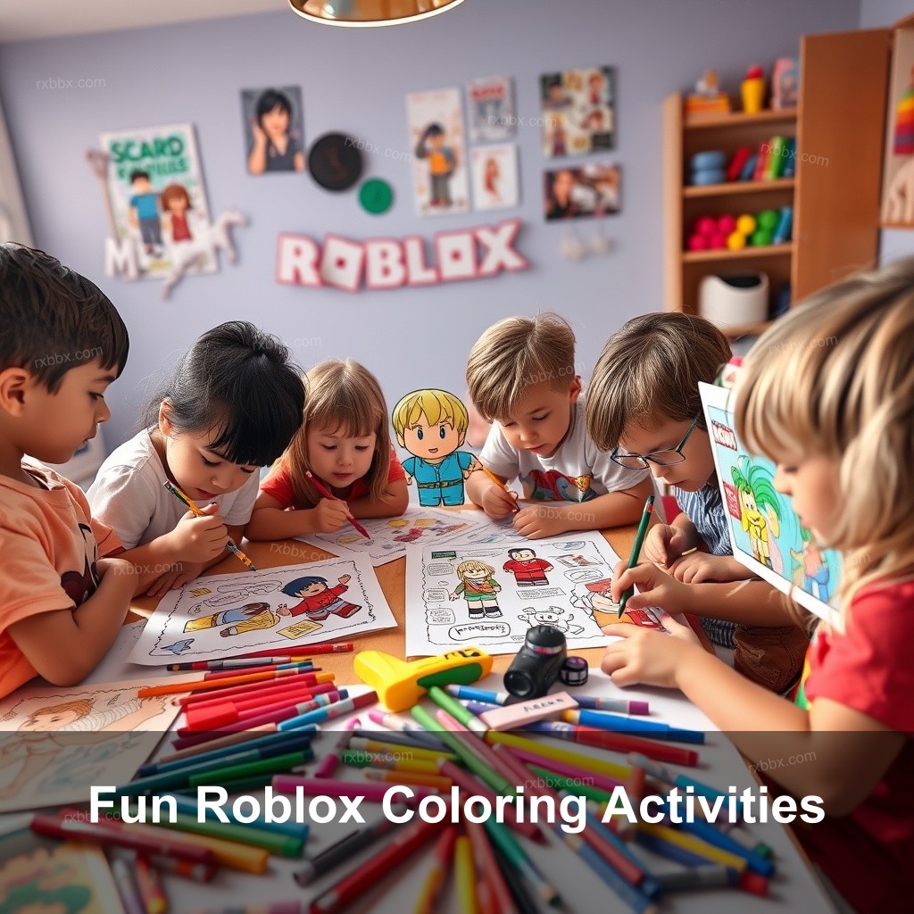 Fun Roblox Coloring Activities