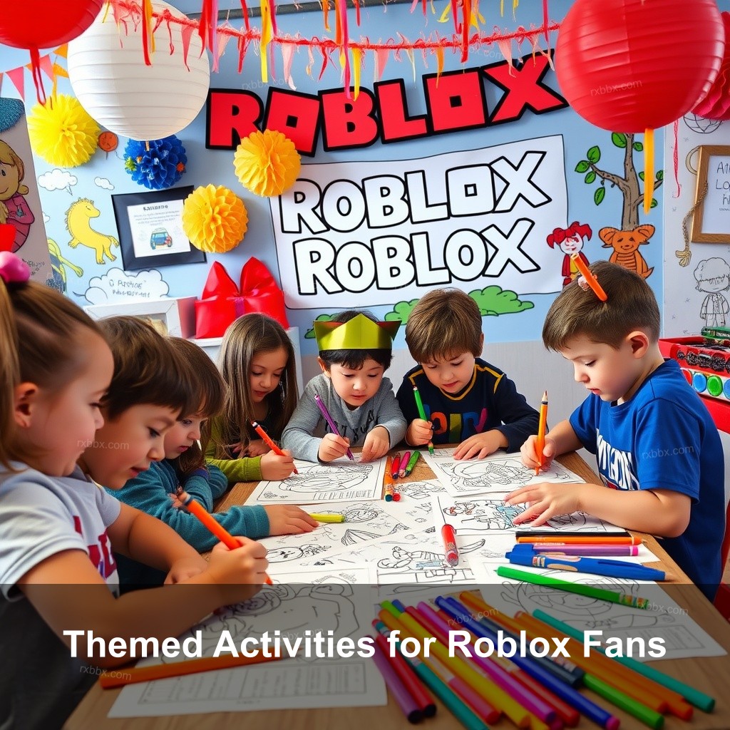 Themed Activities for Roblox Fans