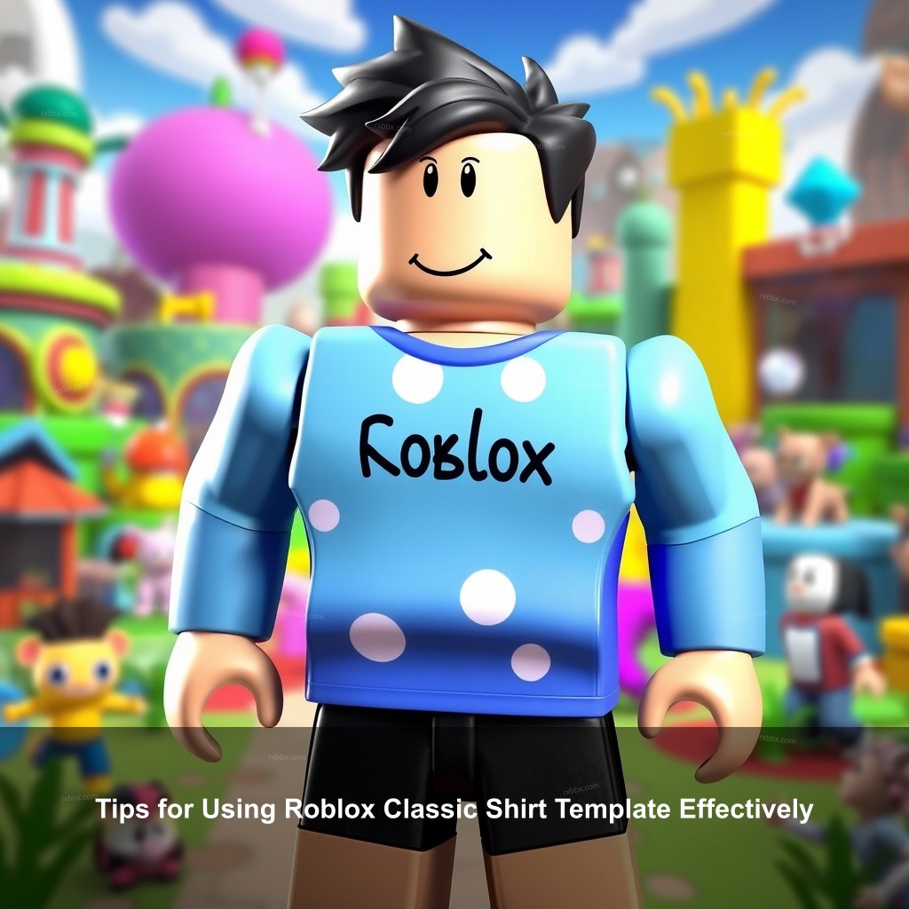 Tips for Using Roblox Classic Shirt Template Effectively