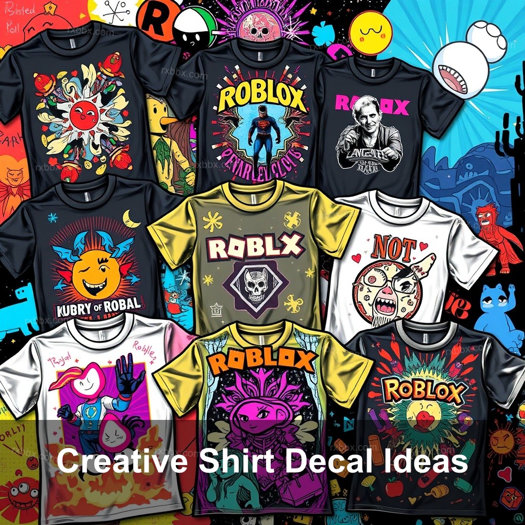 Creative Shirt Decal Ideas