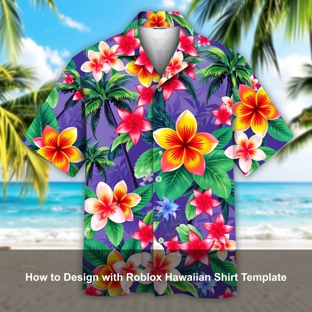 How to Design with Roblox Hawaiian Shirt Template