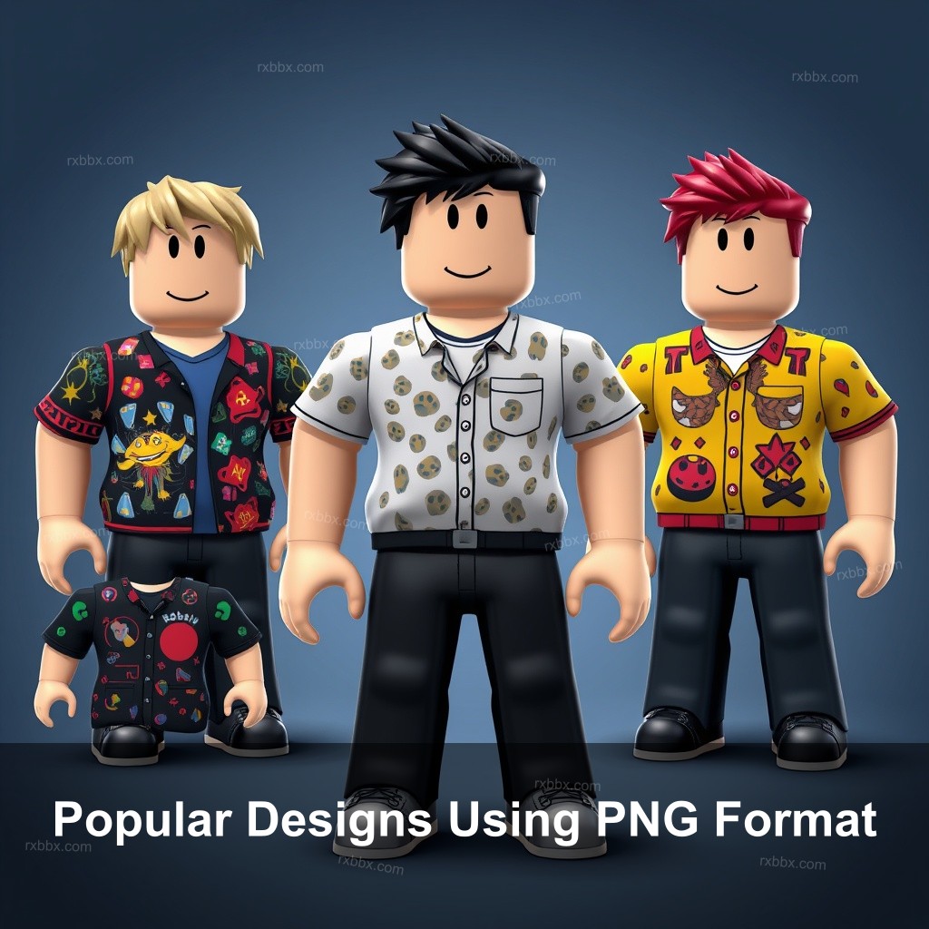 Popular Designs Using PNG Format