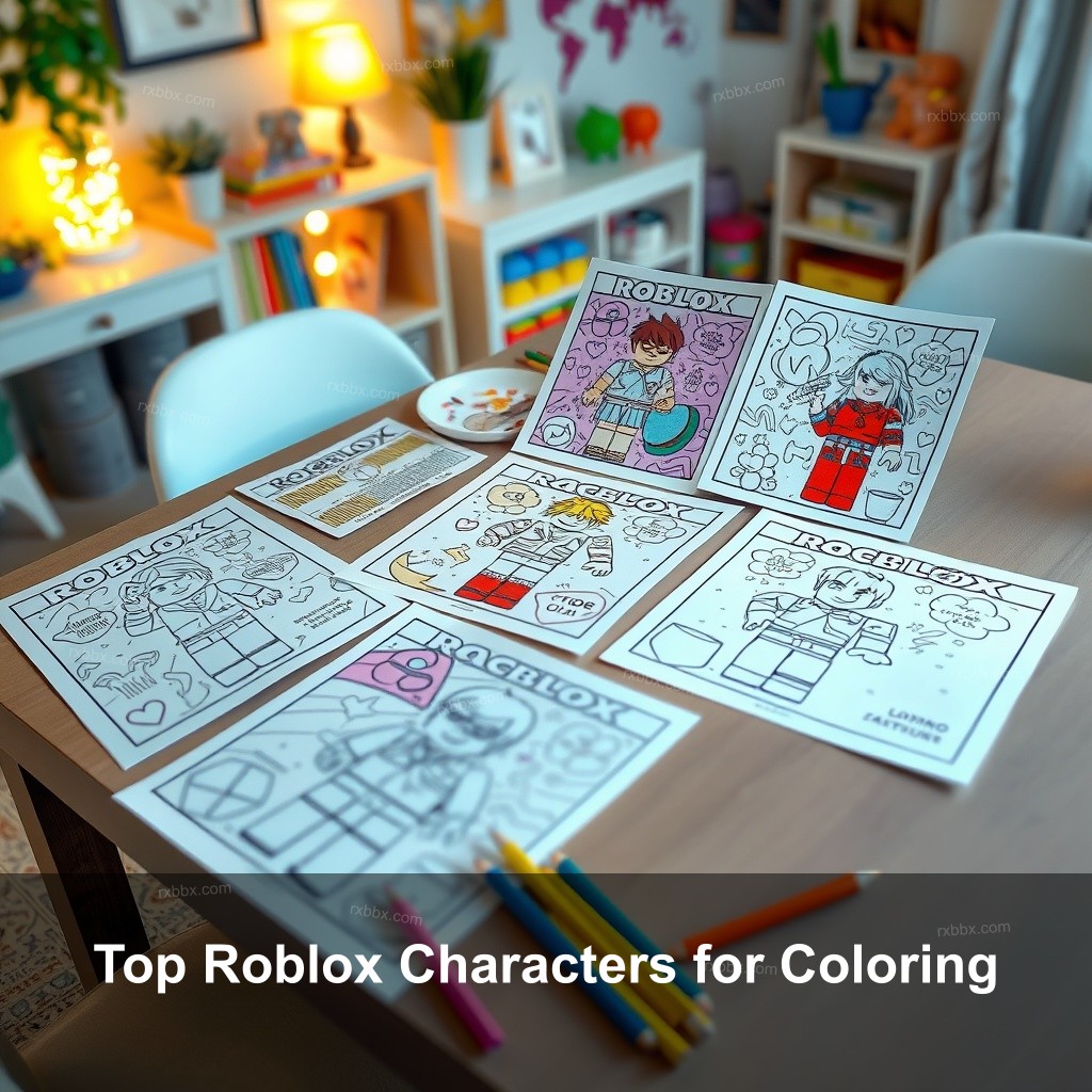 Top Roblox Characters for Coloring