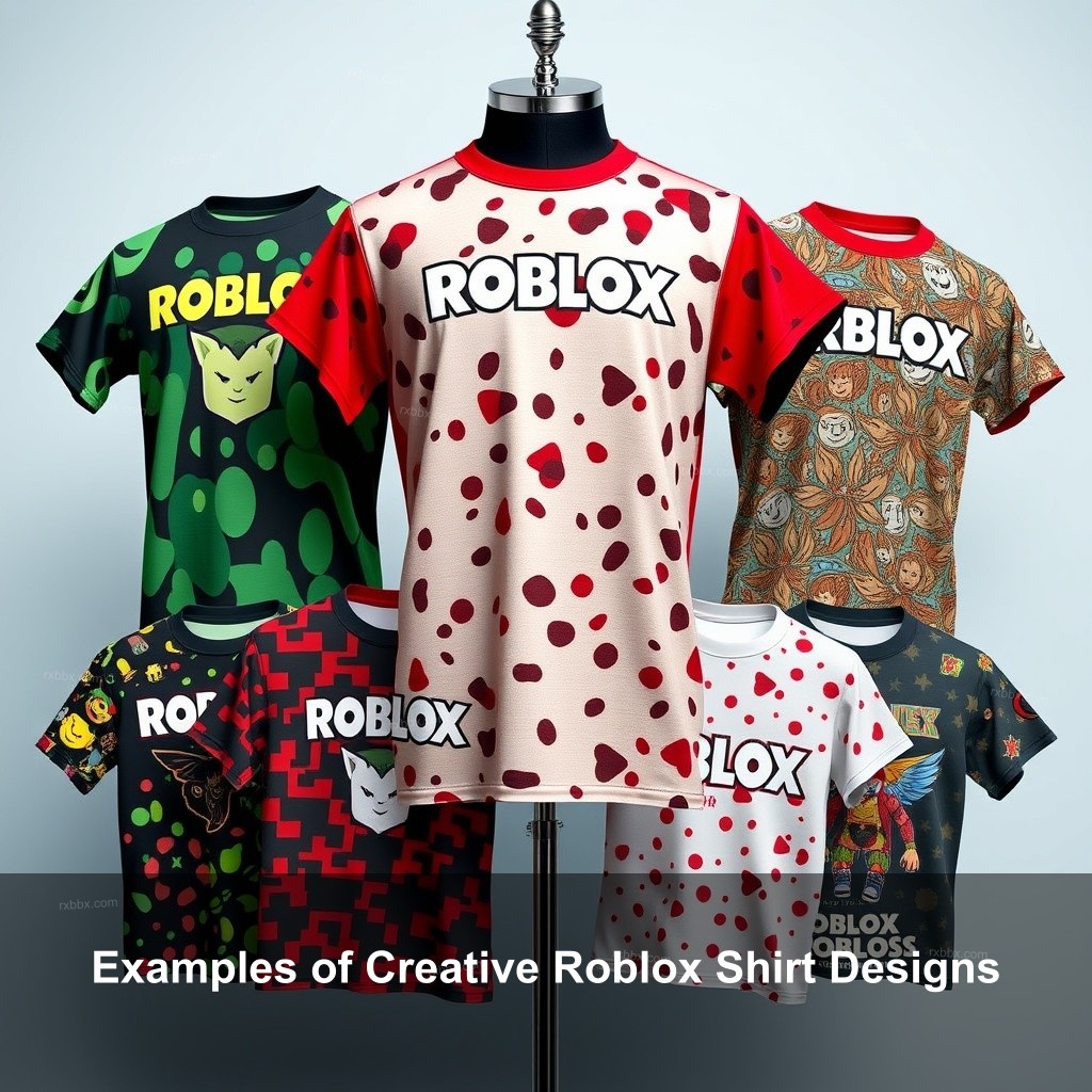 Examples of Creative Roblox Shirt Designs