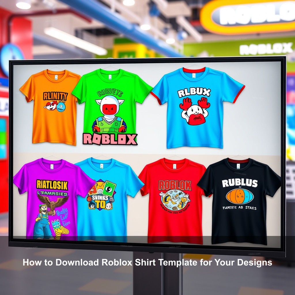 How to Download Roblox Shirt Template for Your Designs