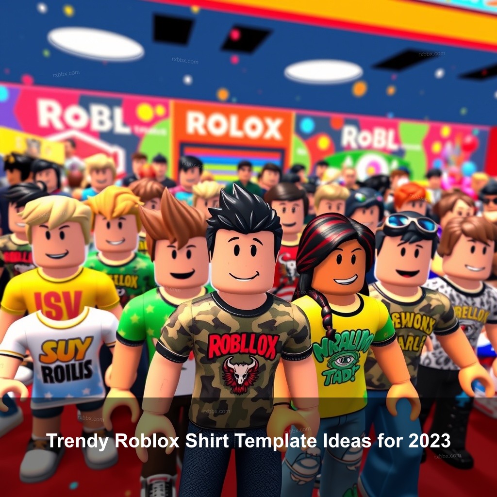 Trendy Roblox Shirt Template Ideas for 2023