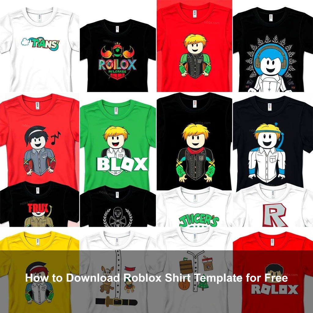 How to Download Roblox Shirt Template for Free