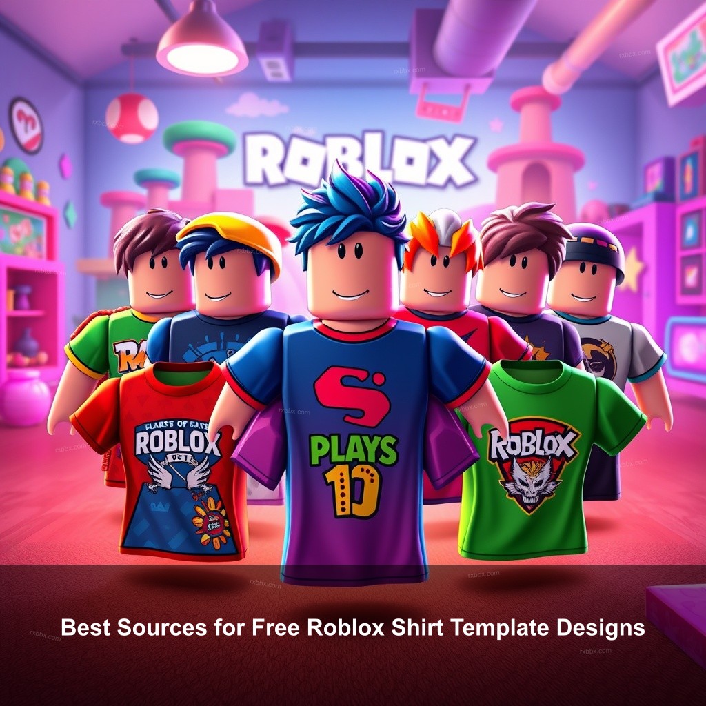 Best Sources for Free Roblox Shirt Template Designs