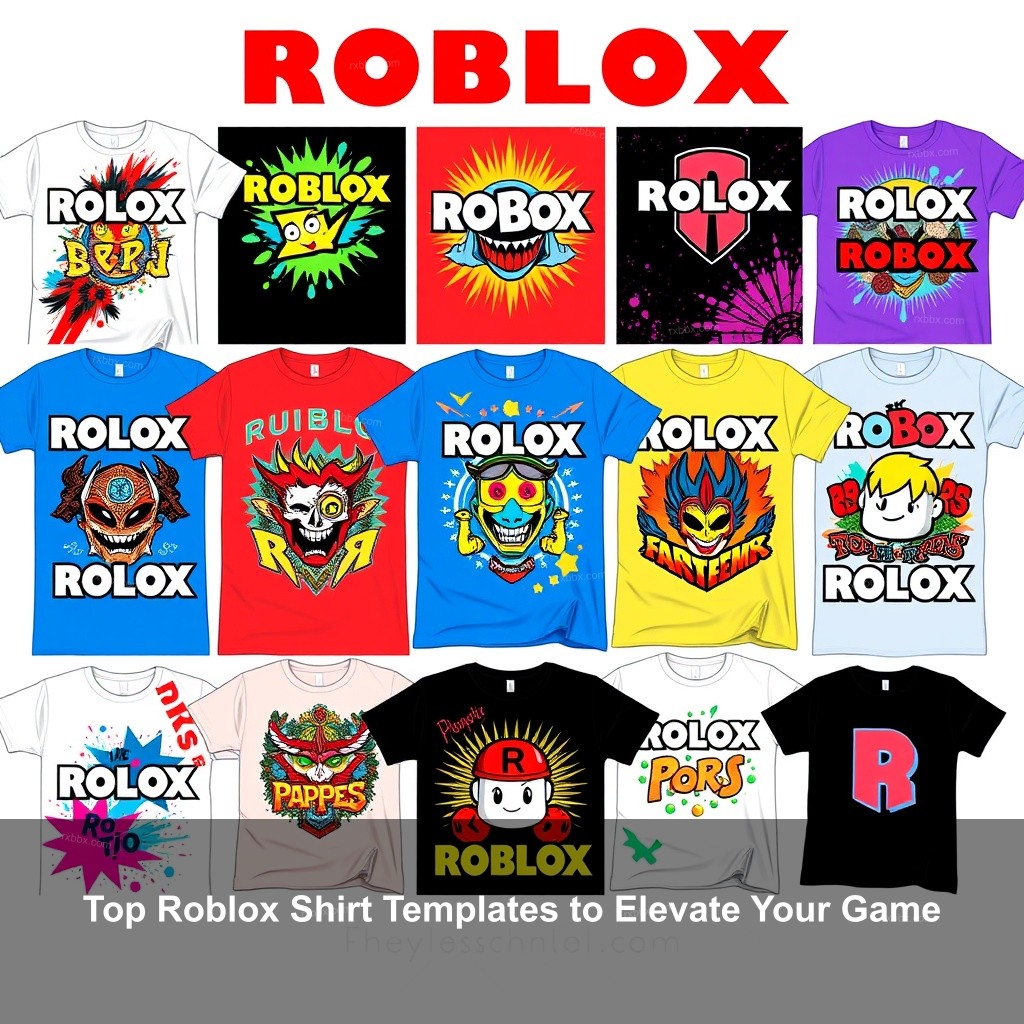 Top Roblox Shirt Templates to Elevate Your Game