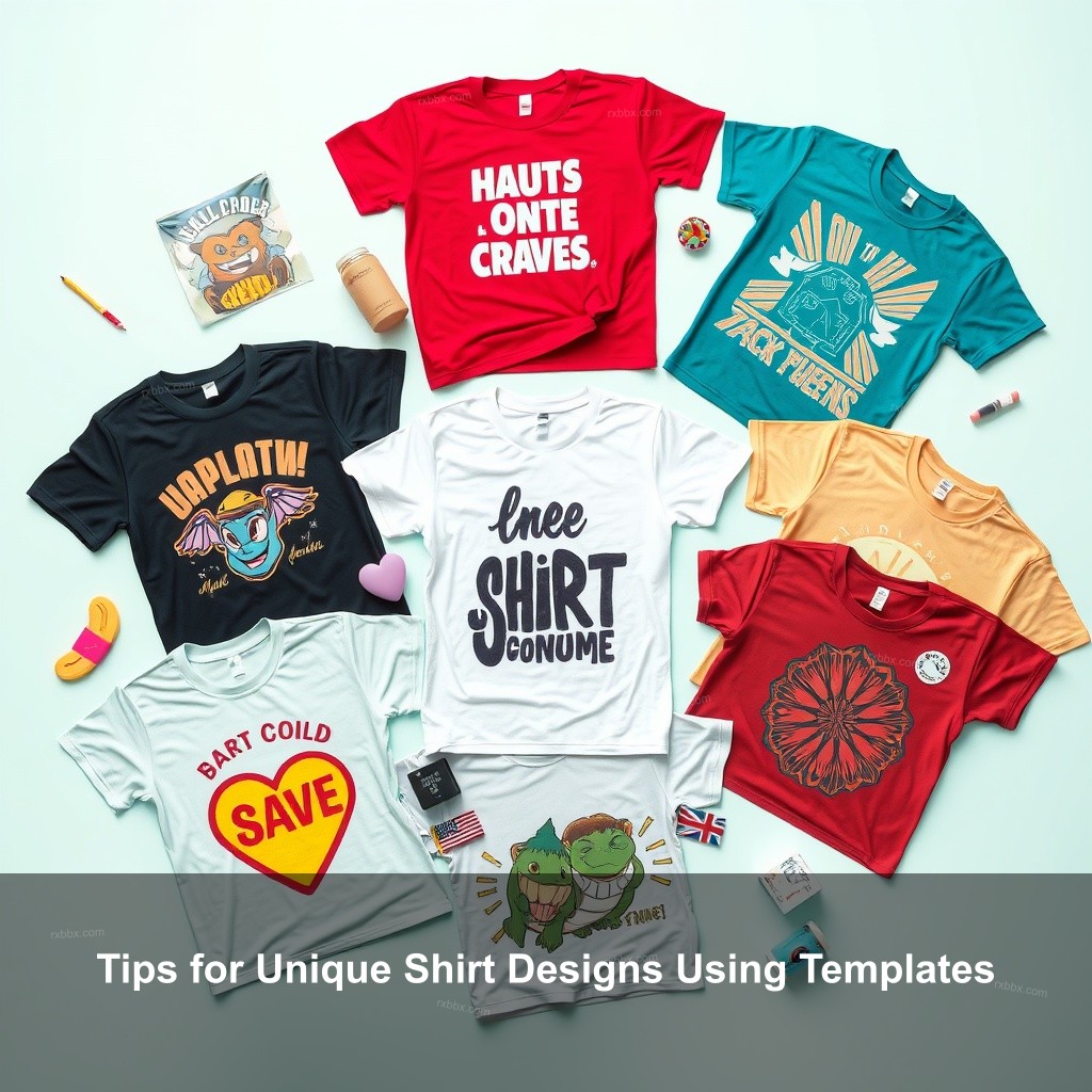 Tips for Unique Shirt Designs Using Templates