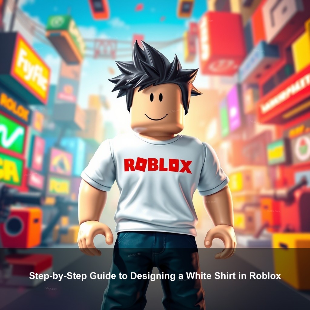 Step-by-Step Guide to Designing a White Shirt in Roblox