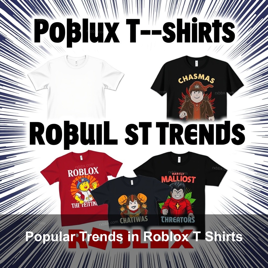 Popular Trends in Roblox T Shirts