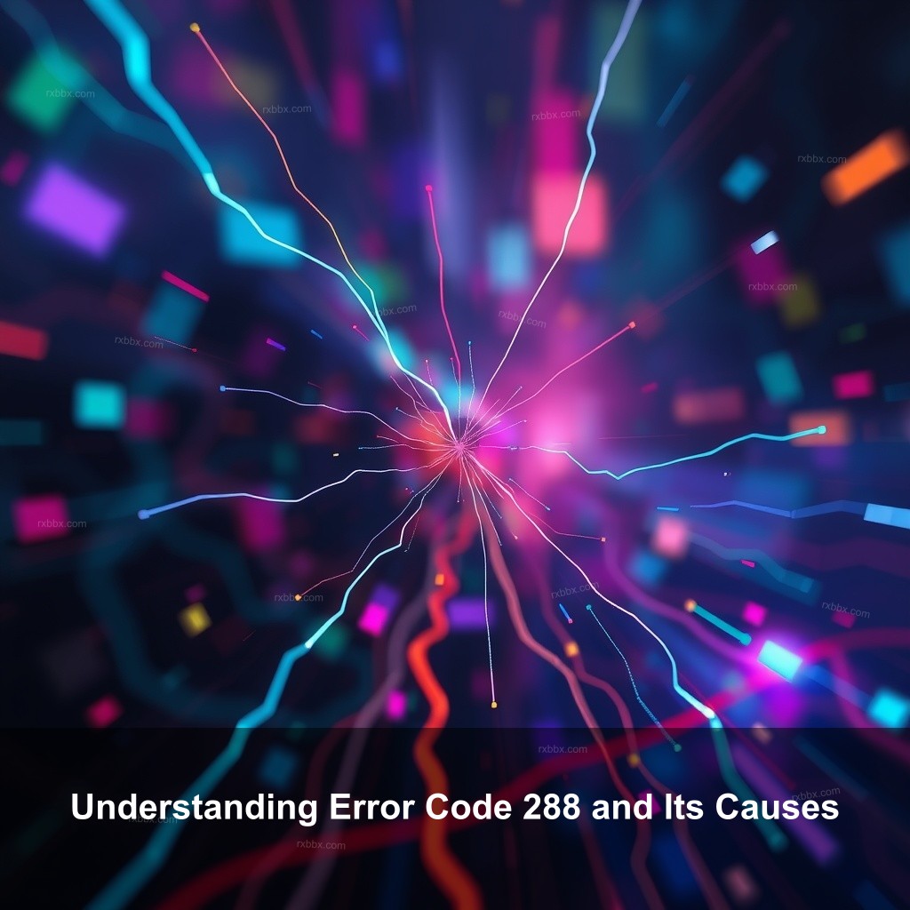 Understanding Error Code 288 and Its Causes