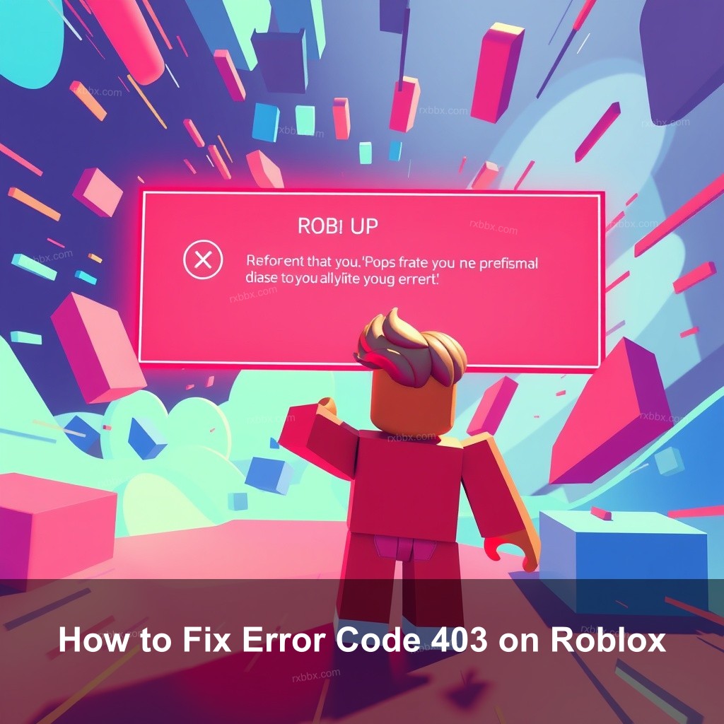 How to Fix Error Code 403 on Roblox