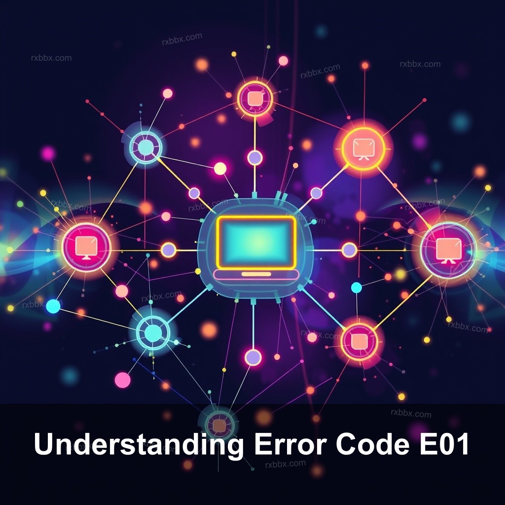 Understanding Error Code E01